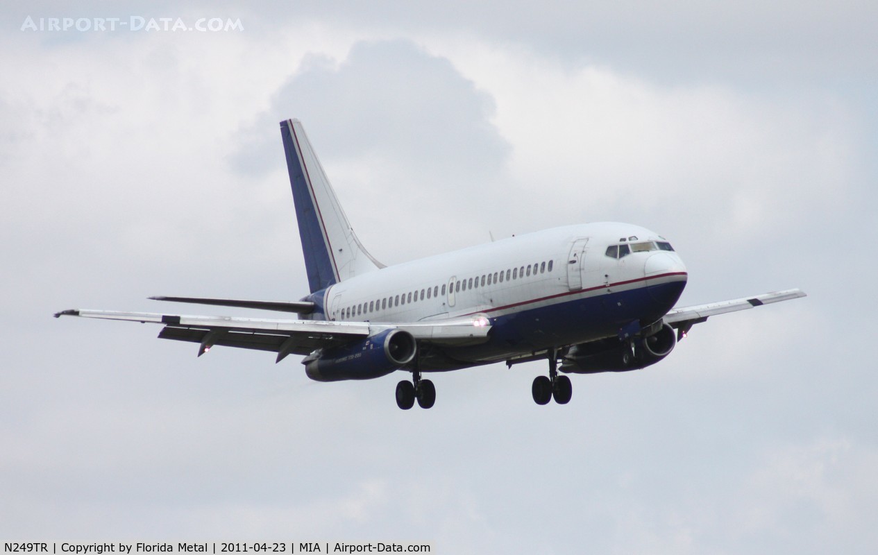 N249TR, 1981 Boeing 737-2K5 C/N 22598, Sky King 737-200 coming in from Cuba