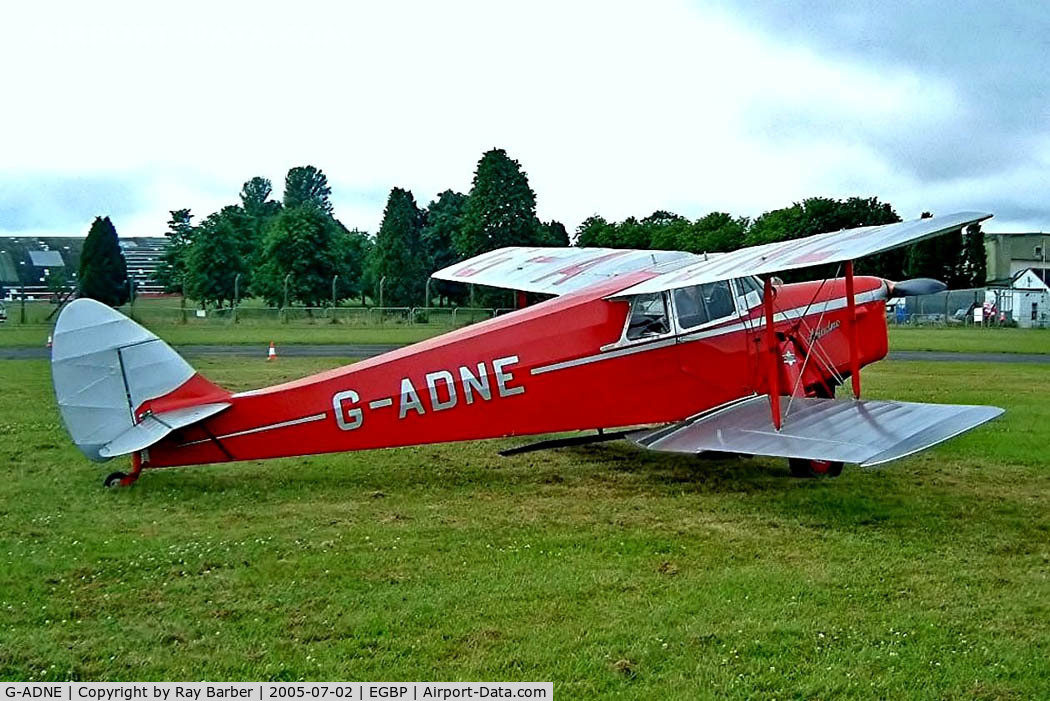 G-ADNE, 1936 De Havilland DH.87B Hornet Moth C/N 8089, De Havilland DH.87B Hornet Moth [8089] Kemble~G 02/07/2005