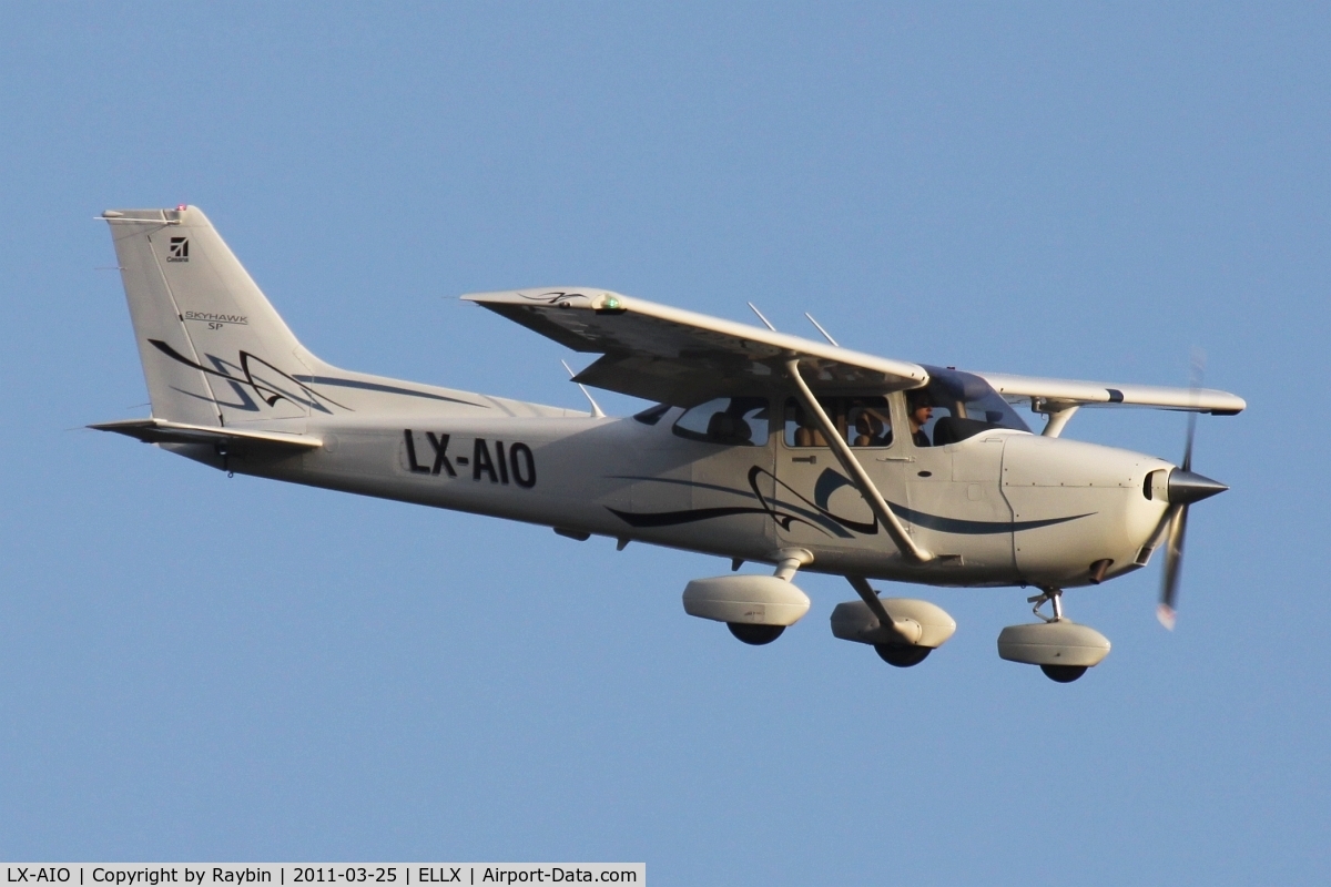 LX-AIO, Cessna 172S SP C/N 172S10722, Evening arrival