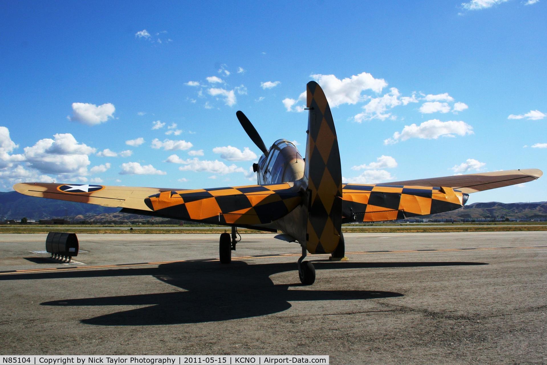 N85104, Curtiss P-40N-5CU Kittyhawk C/N 28954/F858, On display at the Planes of Fame Air Show
