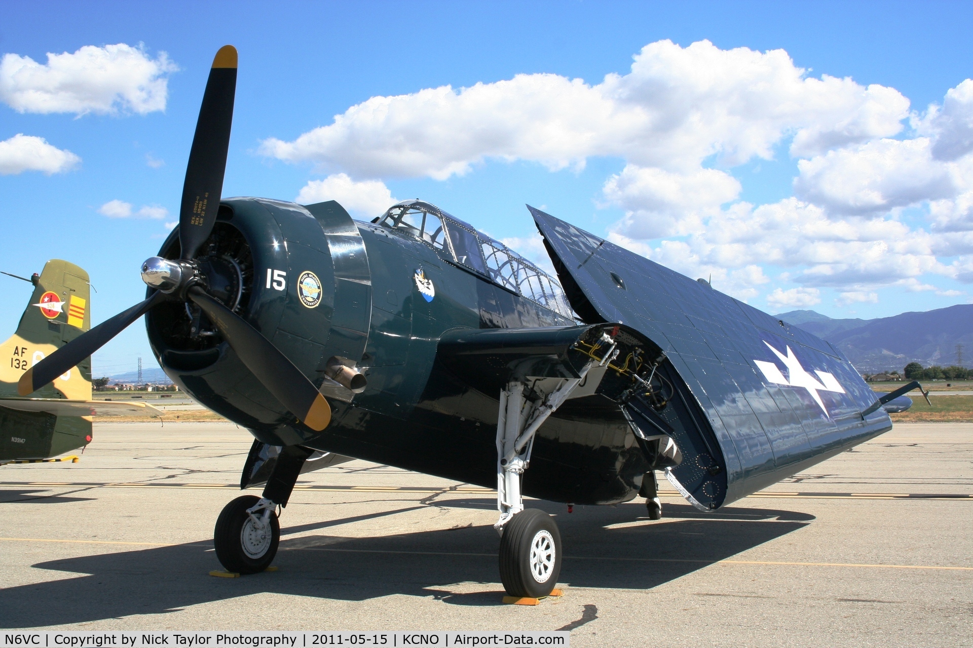 N6VC, Grumman TBM-3 Avenger C/N 53139, On display at the Planes of Fame Air Show