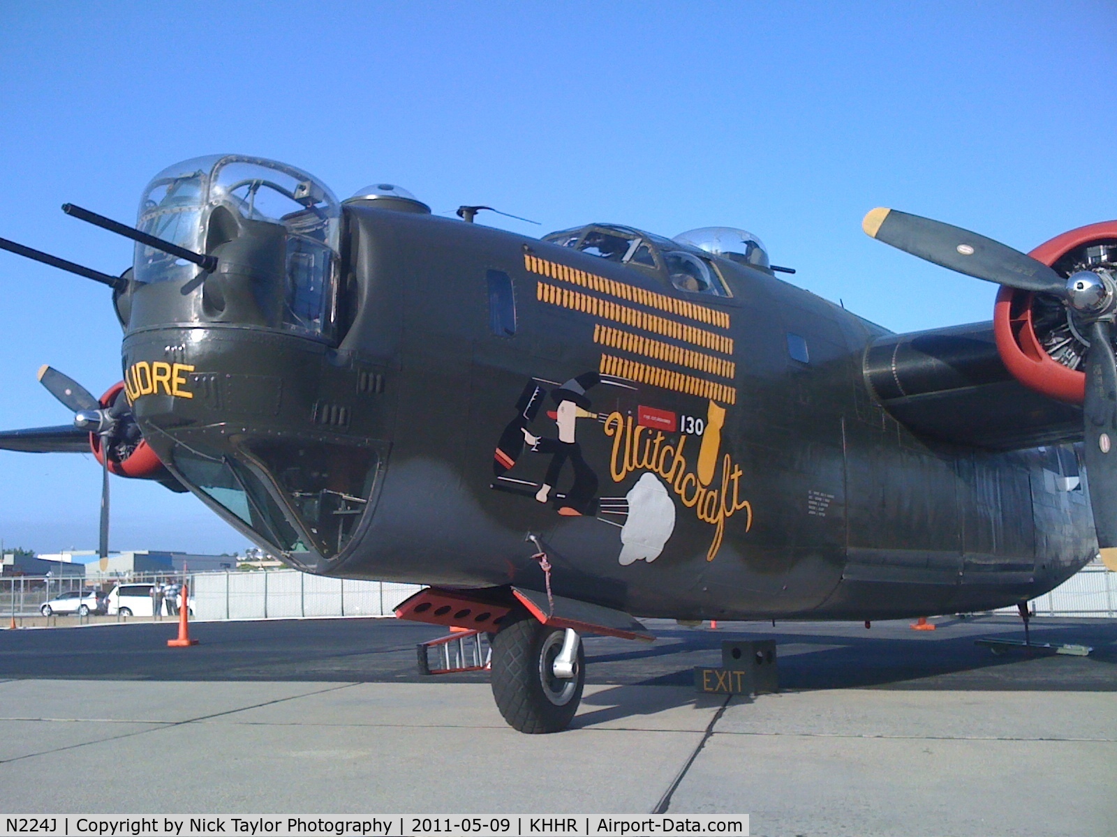 N224J, 1944 Consolidated B-24J-85-CF Liberator C/N 1347 (44-44052), On display at Hawthorne