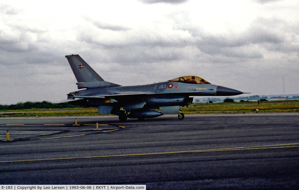 E-183, SABCA F-16AM Fighting Falcon C/N 6F-10, Open house Ålborg AB DK