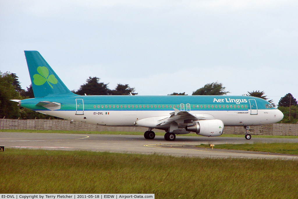 EI-DVL, 2011 Airbus A320-214 C/N 4678, Aer Lingus A320 at Dublin