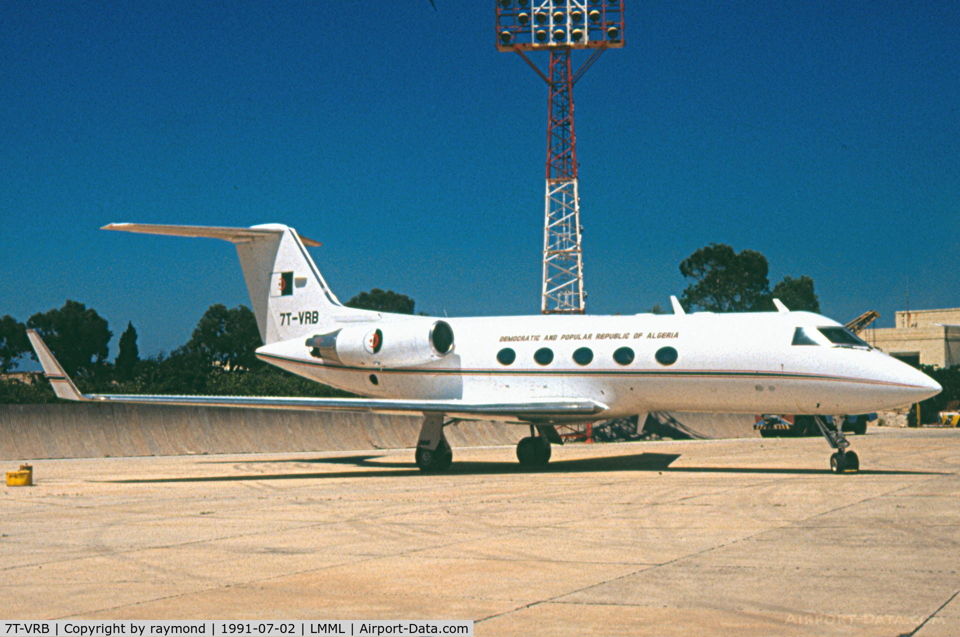 7T-VRB, 1982 Grumman Gulfstream III C/N 368, GulfstreamII 7T-VRB Algerian Govt