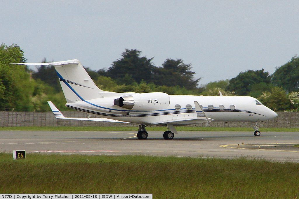 N77D, 1998 Gulfstream Aerospace G-IV C/N 1340, 1998 Gulf 4 at Dublin