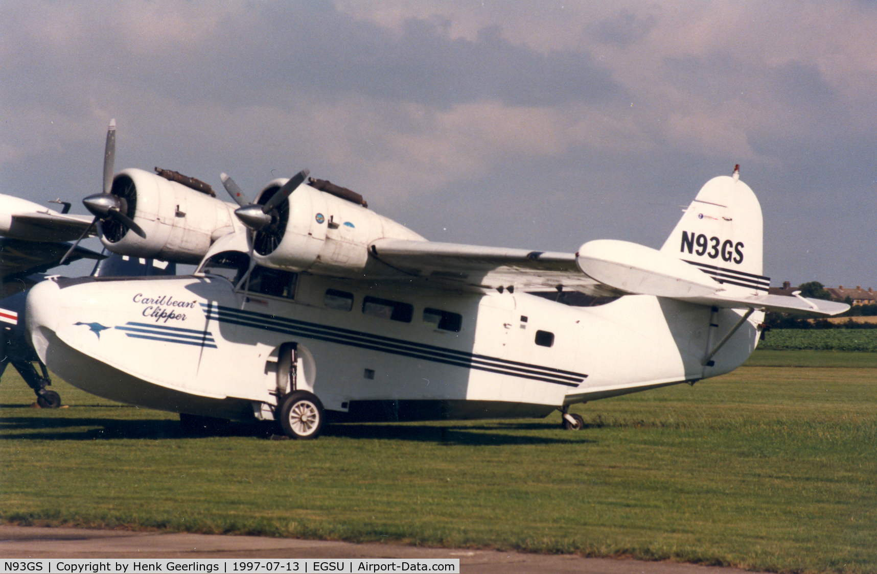 N93GS, 1944 Grumman G-21A Goose C/N B-76, Caribbean Clipper , Flying Legend Airshow , Duxford