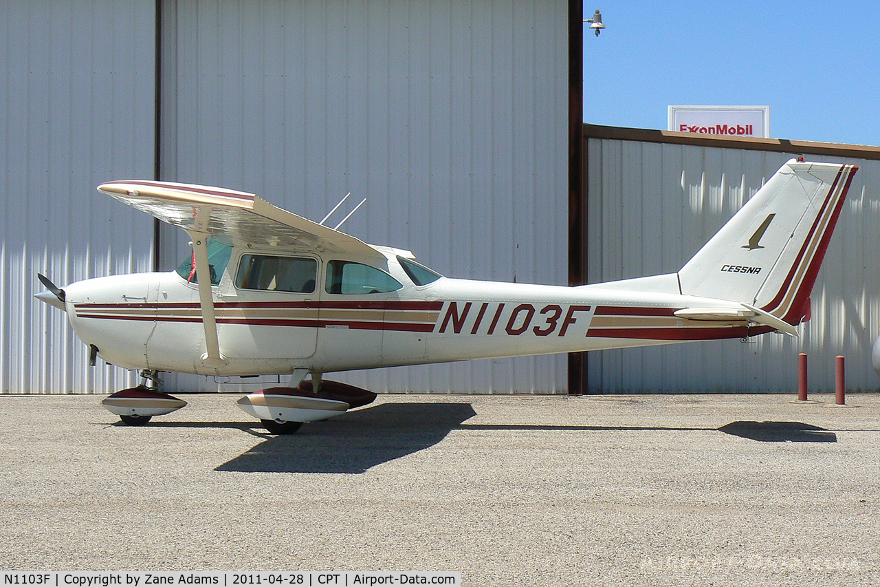 N1103F, 1966 Cessna 172G C/N 17254698, At Cleburne Municipal