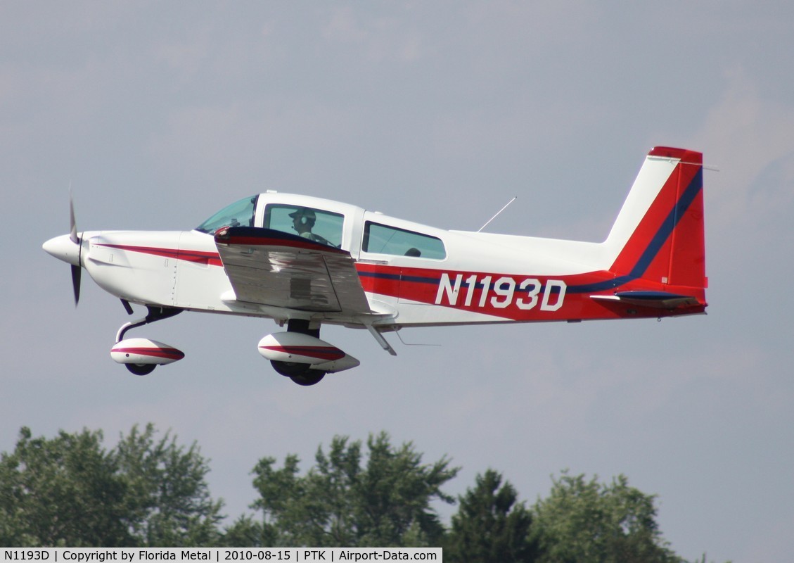 N1193D, 1991 American General AG-5B Tiger C/N 10055, Grumman AG5B