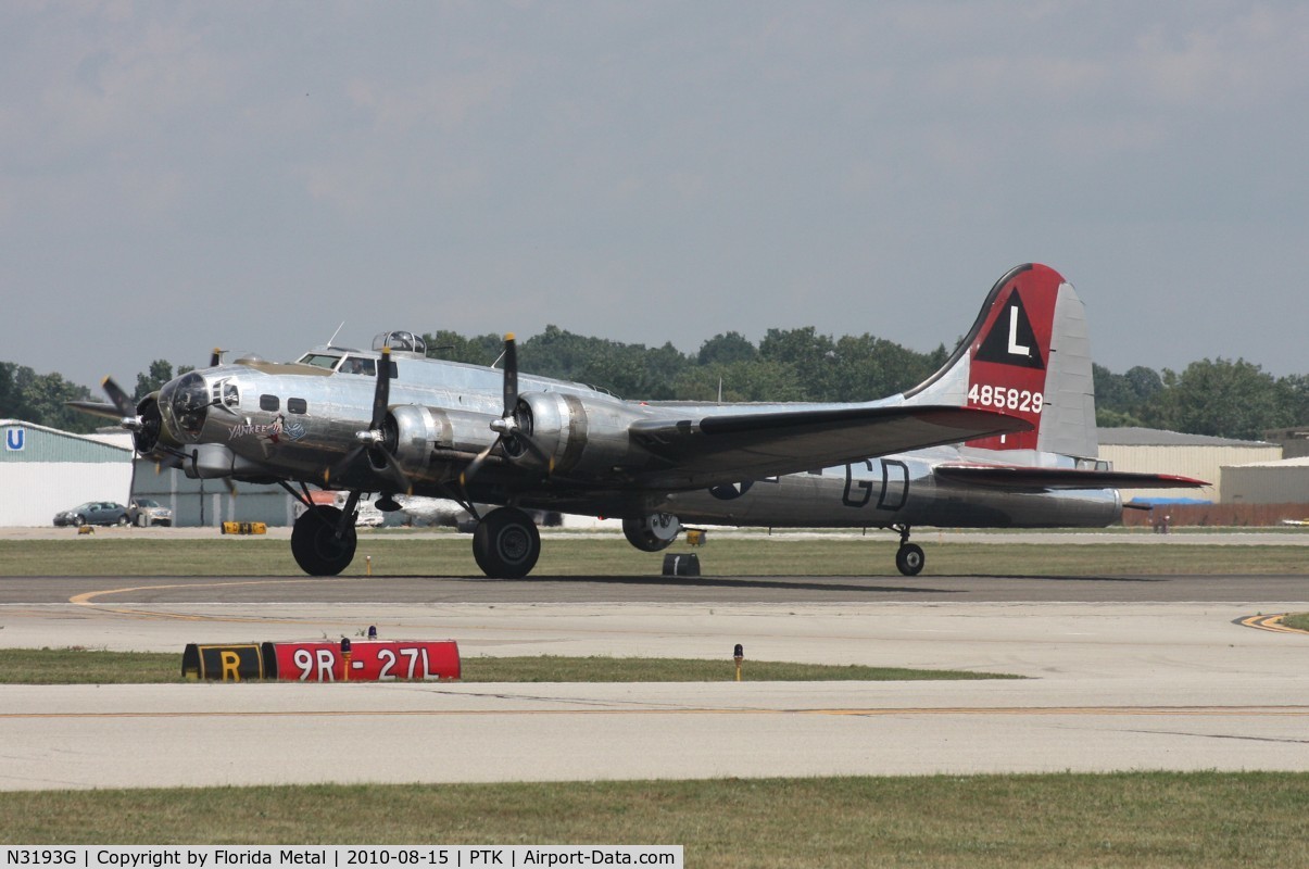 N3193G, 1944 Boeing B-17G Flying Fortress C/N 77255, Yankee Lady