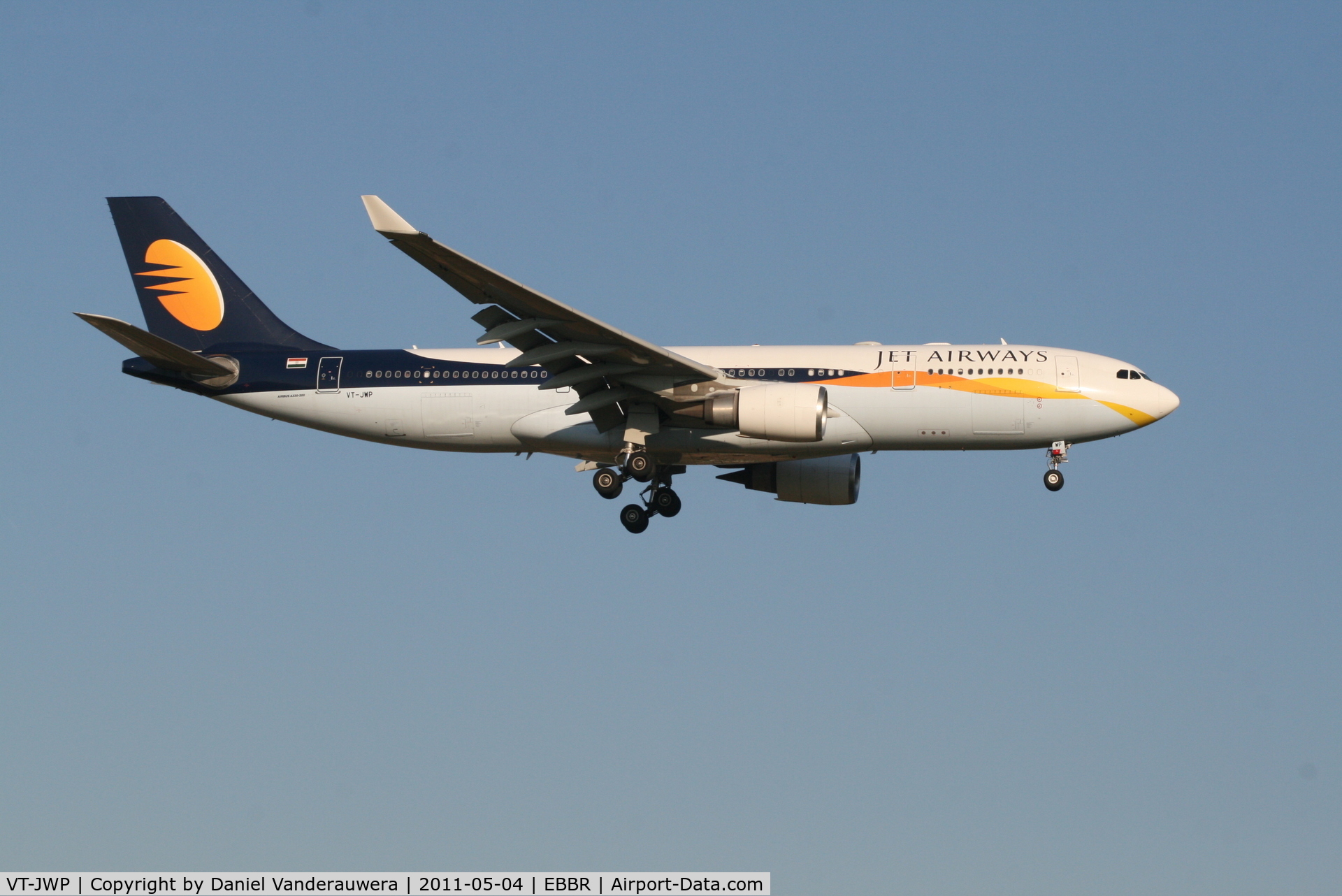 VT-JWP, 2008 Airbus A330-202 C/N 947, Flight 9W227 is descending to RWY 02