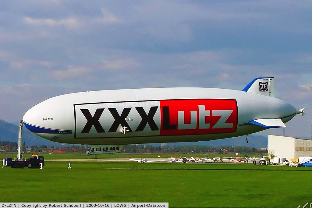 D-LZFN, 1997 Zeppelin LZ N07-100 C/N 001, D-LZFN