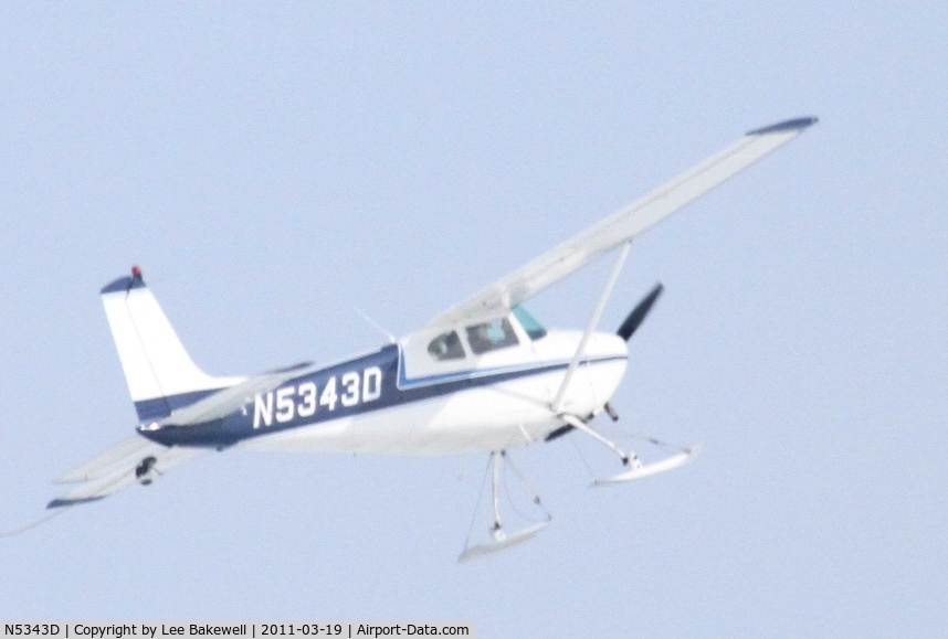 N5343D, 1958 Cessna 180A C/N 50241, While Operating out of Forest Lake, MN
