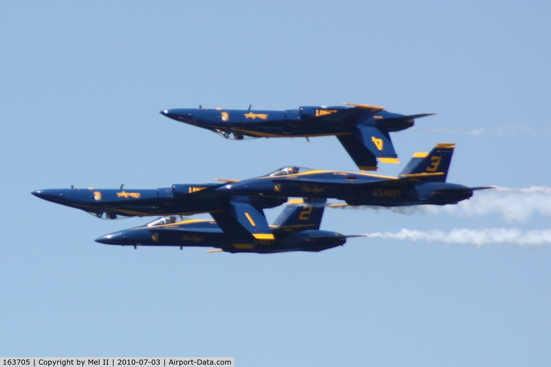 163705, 1988 McDonnell Douglas F/A-18C Hornet C/N 0767/C067, 2010 National Cherry Festival Air Show