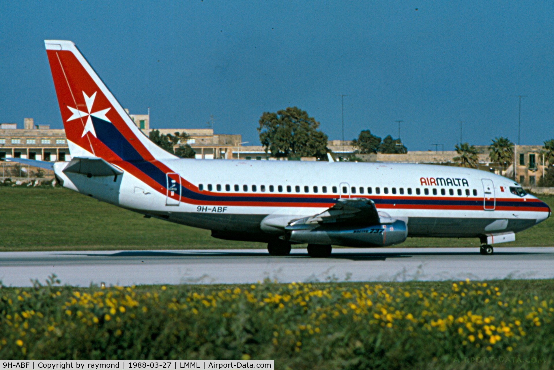 9H-ABF, 1987 Boeing 737-2Y5 C/N 23848, B737 9H-ABF Air Malta
