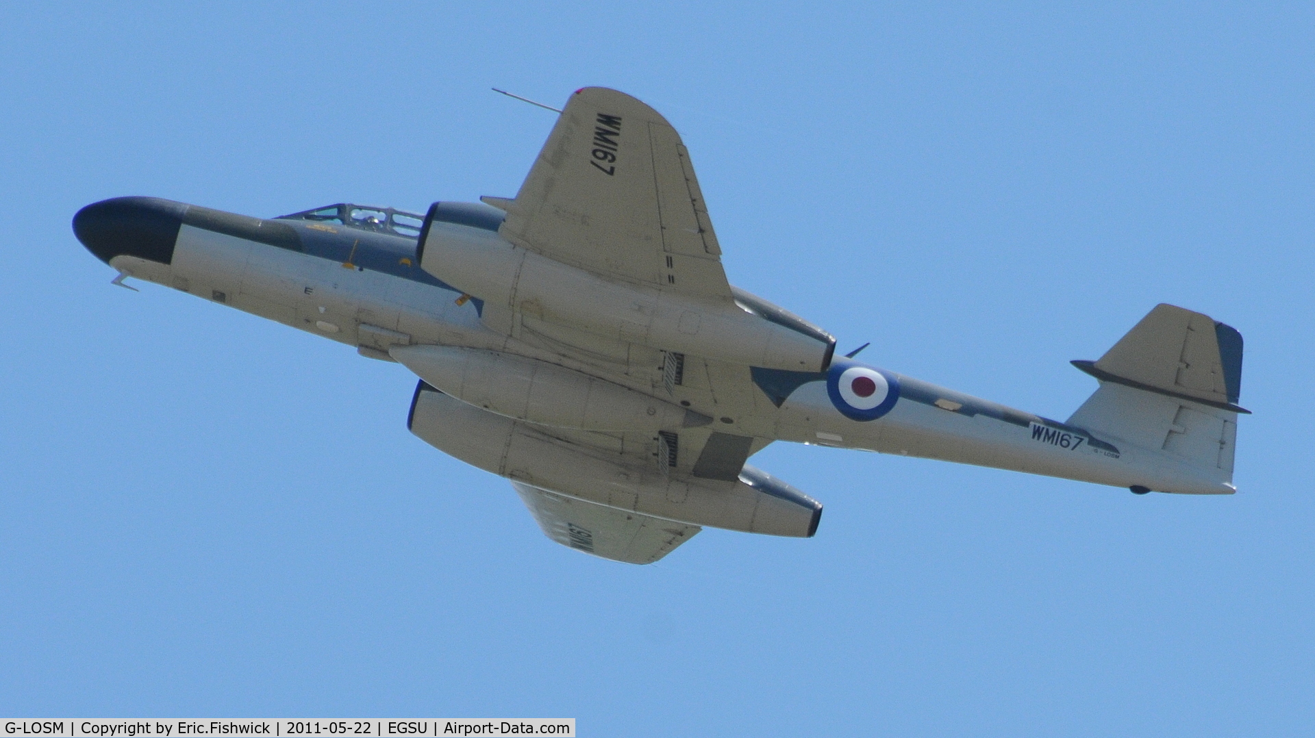 G-LOSM, 1952 Gloster Meteor NF.11 C/N S4/U/2342, 44. G-LOSM at Duxford's Spring Air Show, May 2011