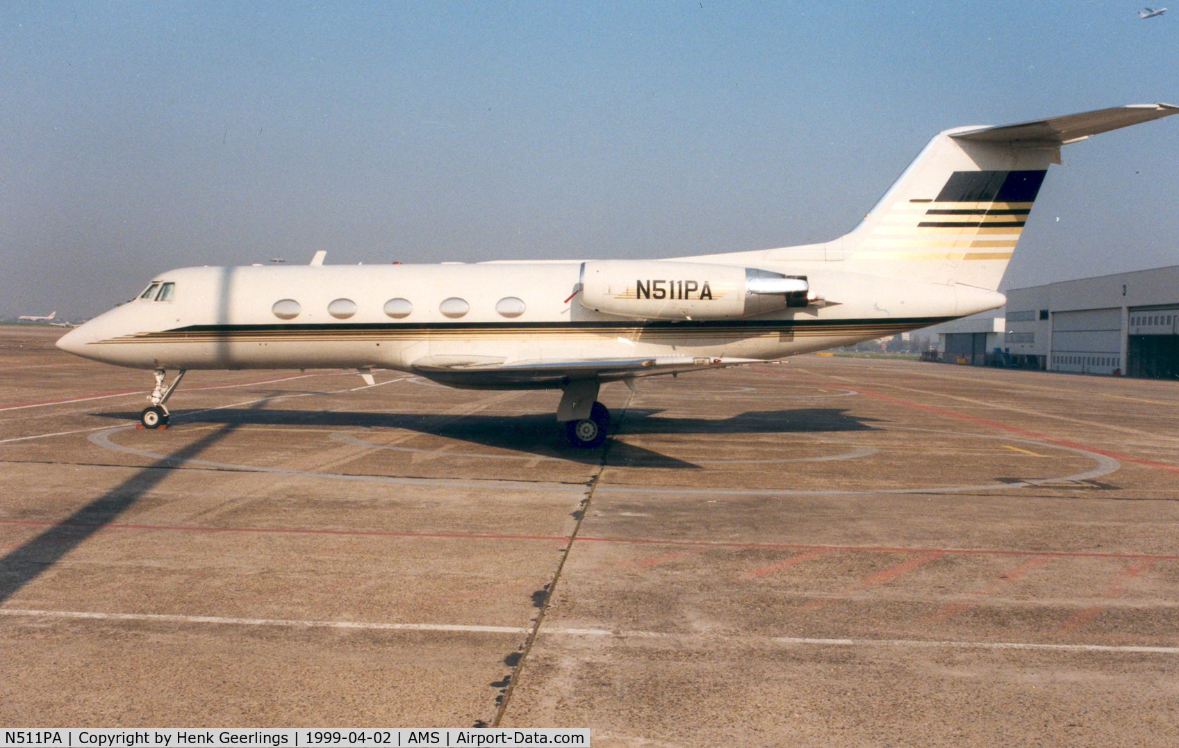 N511PA, 1969 Grumman G-1159 Gulfstream II C/N 49, Schiphol - East