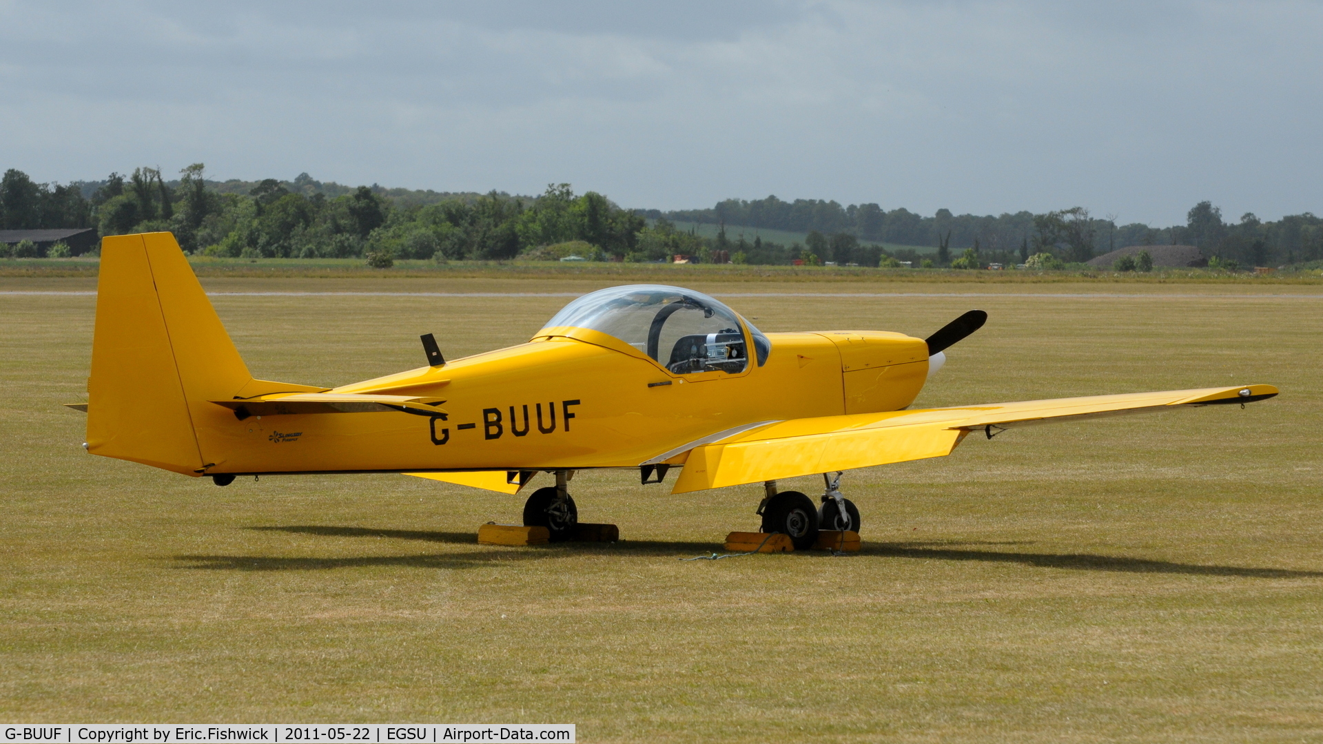 G-BUUF, 1993 Slingsby T-67M Firefly Mk2 C/N 2116, G-BUUF at Duxford's Spring Air Show, May 2011