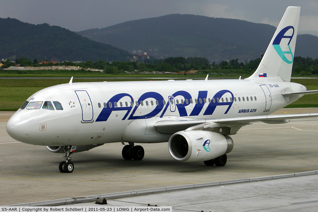 S5-AAR, 2010 Airbus A319-132 C/N 4301, S5-AAR