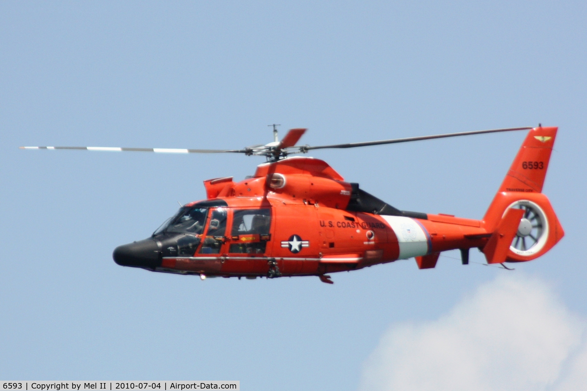 6593, Aerospatiale HH-65C Dolphin C/N 6295, 2010 National Cherry Festival Air Show