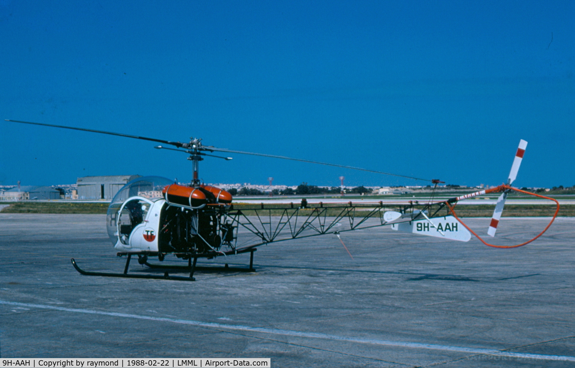 9H-AAH, Bell 47G-2 C/N 1991, Bell 47G2 9H-AAH Armed Forces of Malta