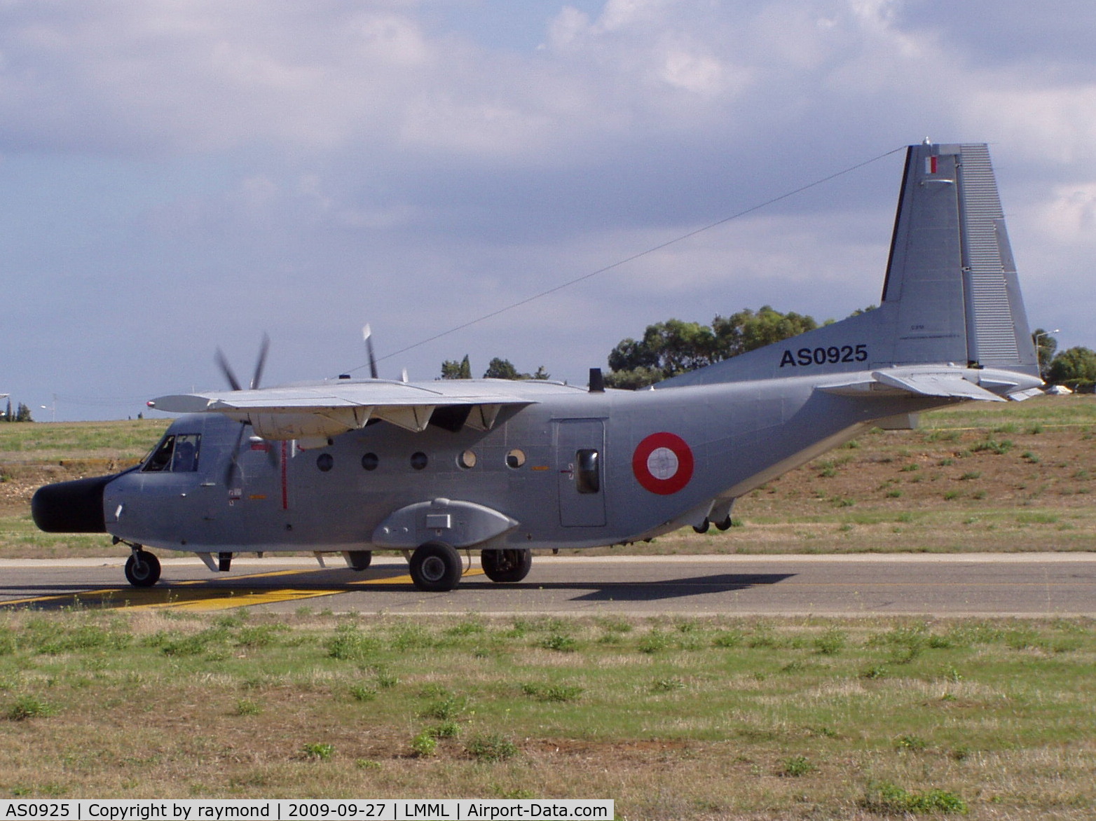 AS0925, 1978 CASA SH89 Aviocar (C-212-200) C/N CC10-P2-1-139, Casa212 AS0925 Armed Forces of Malta