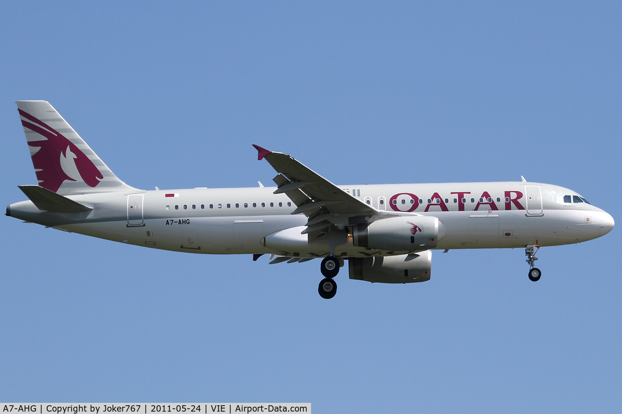 A7-AHG, 2011 Airbus A320-232 C/N 4615, Qatar Airways