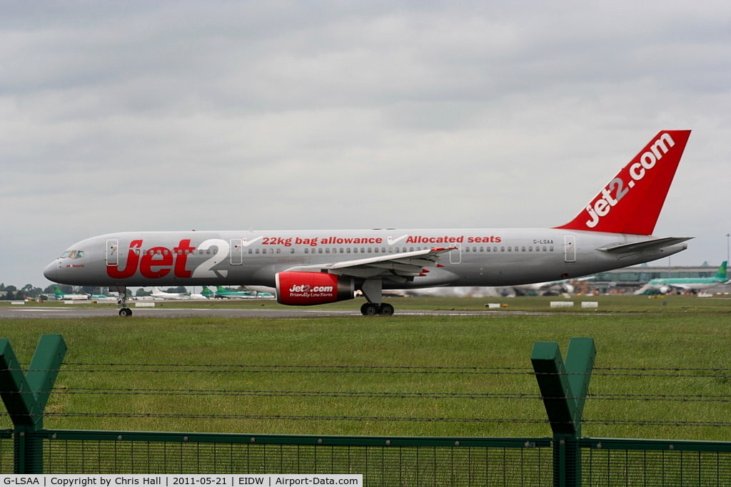 G-LSAA, 1988 Boeing 757-236 C/N 24122, Jet2 B757 with new titles