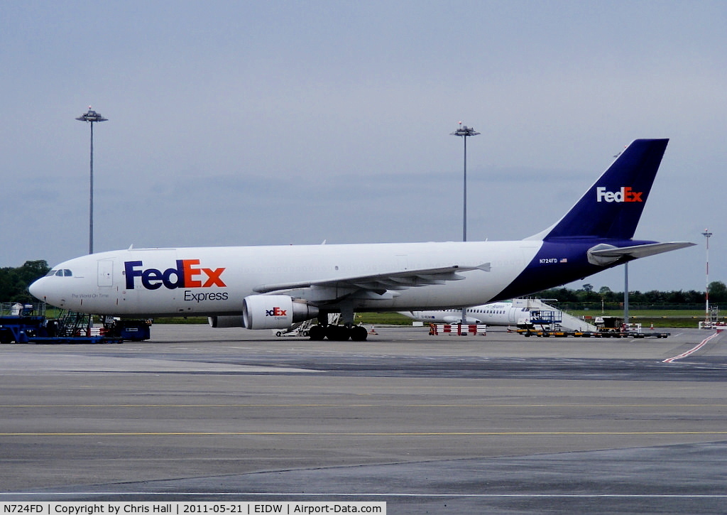 N724FD, 1989 Airbus A300B4-622R C/N 530, Federal Express