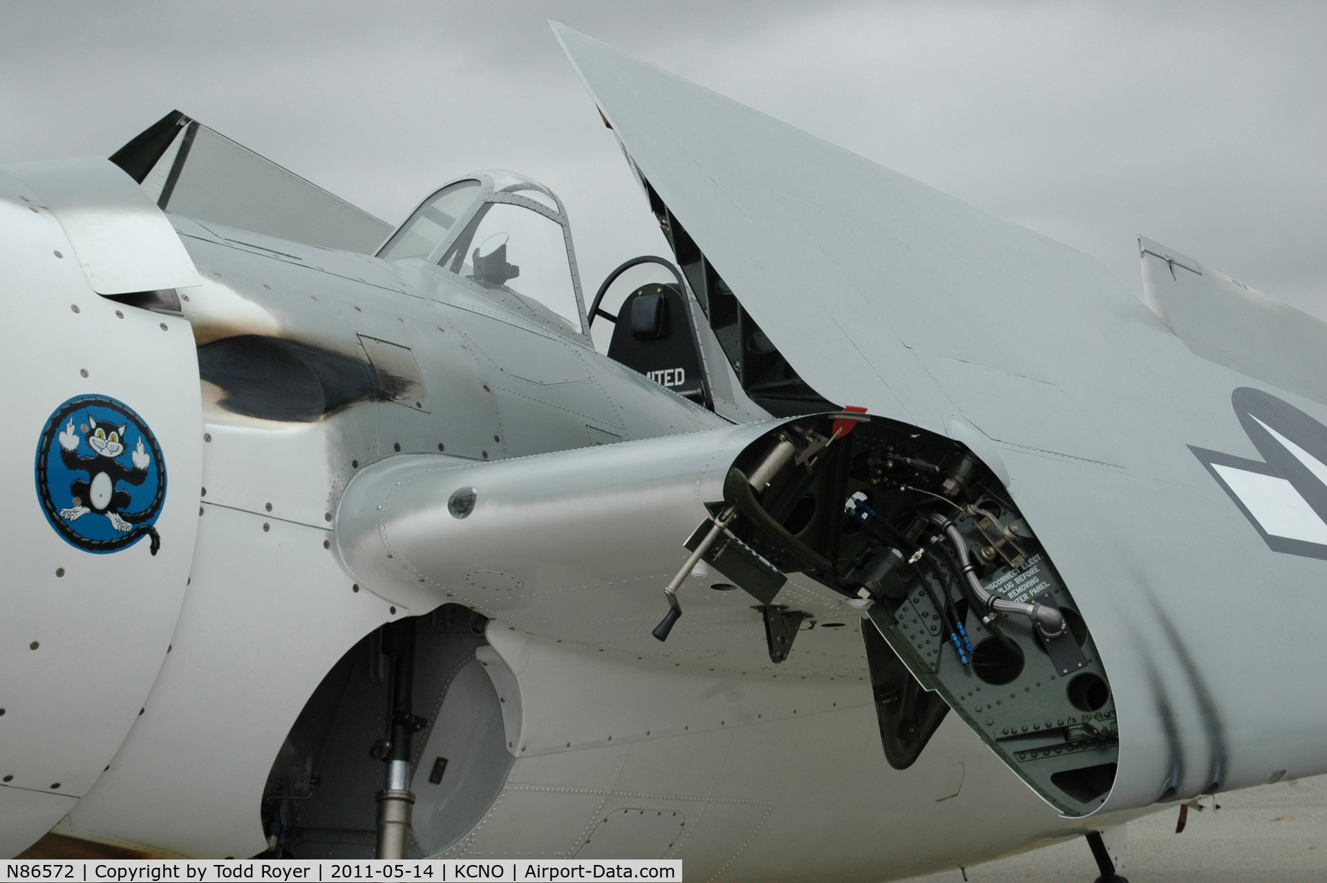 N86572, General Motors (Grumman) FM-2 Wildcat C/N 5626, chino airshow 2011