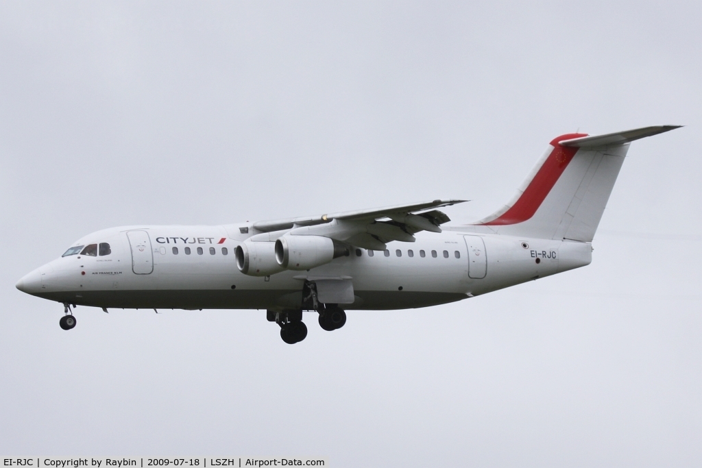 EI-RJC, 1998 British Aerospace Avro 146-RJ85 C/N E.2333, Flying for Air France