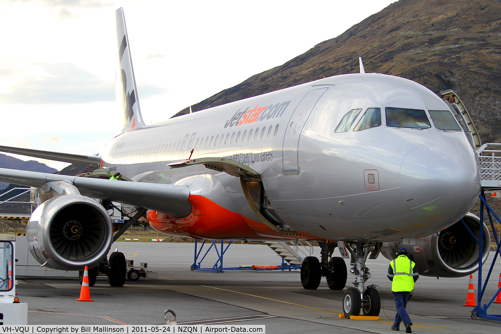 VH-VQU, 2005 Airbus A320-232 C/N 2455, after my arrival