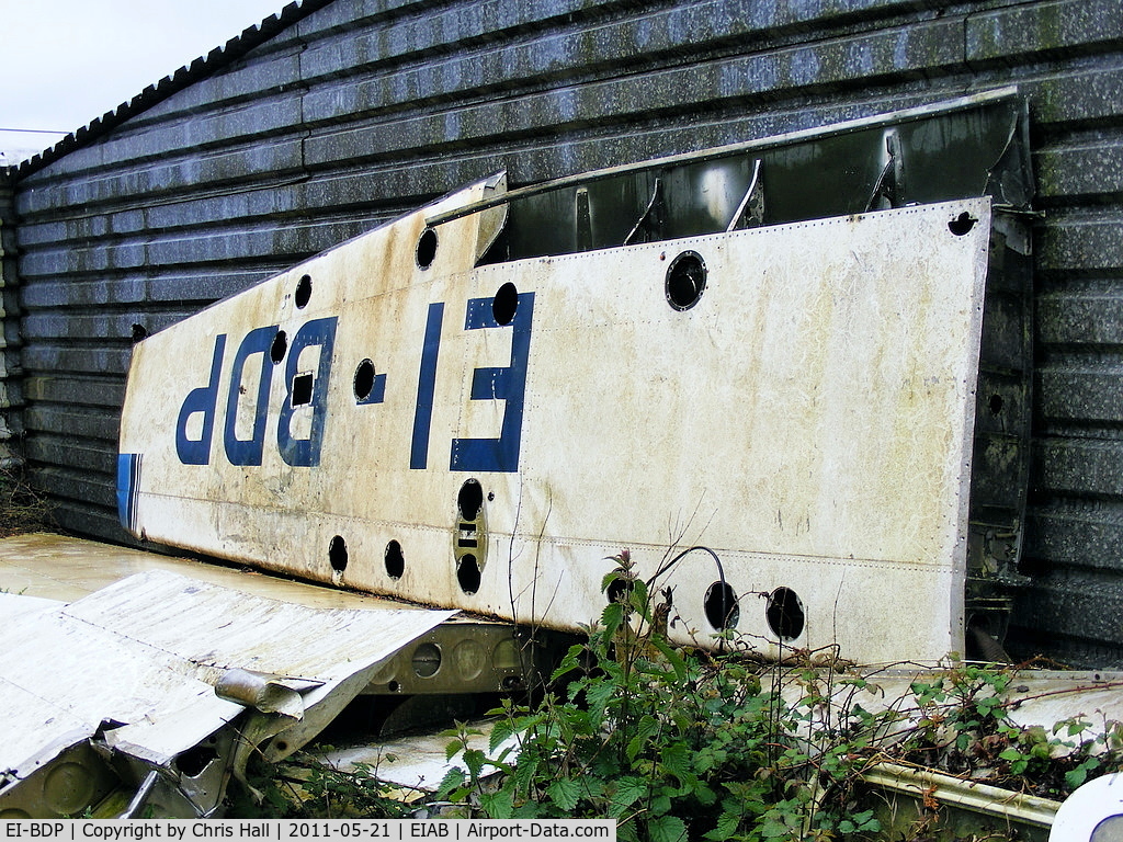 EI-BDP, 1972 Cessna 182P Skylane C/N 182-60867, in the bone yard behind the hangars at Abbeyshrule