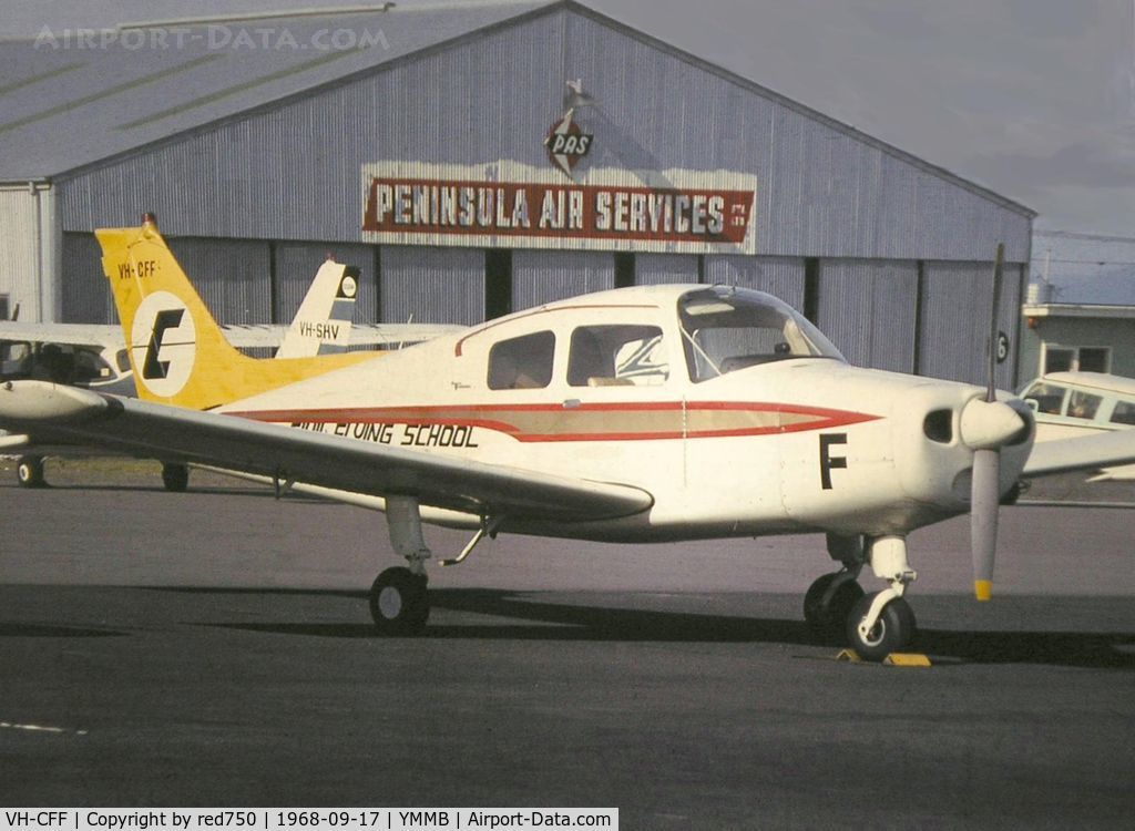 VH-CFF, 1966 Beech A23-19 C/N MB-140, This is one of the training fleet I learned to fly in.