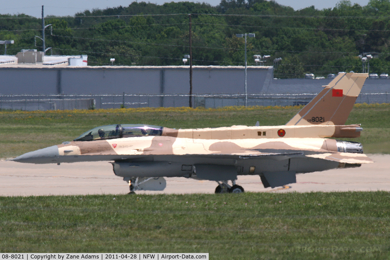 08-8021, 2008 Lockheed Martin F-16D Fighting Falcon C/N MS-5, Royal Moroccan Air Force Block 52 F-16D ready for a test flight at Lockheed Martin Fort Worth, TX