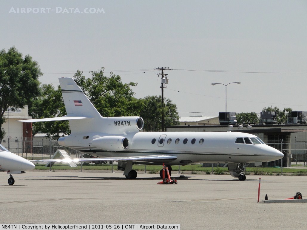 N84TN, 1982 Dassault Falcon 50 C/N 110, Parked on the southside, warming up