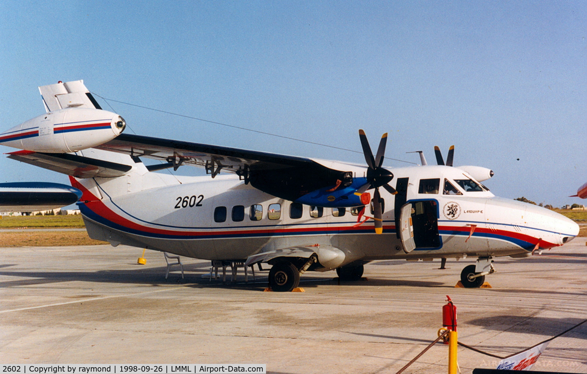 2602, 1991 Let L-410UVP-E Turbolet C/N 912602, Let410 2610 Czech Air Force