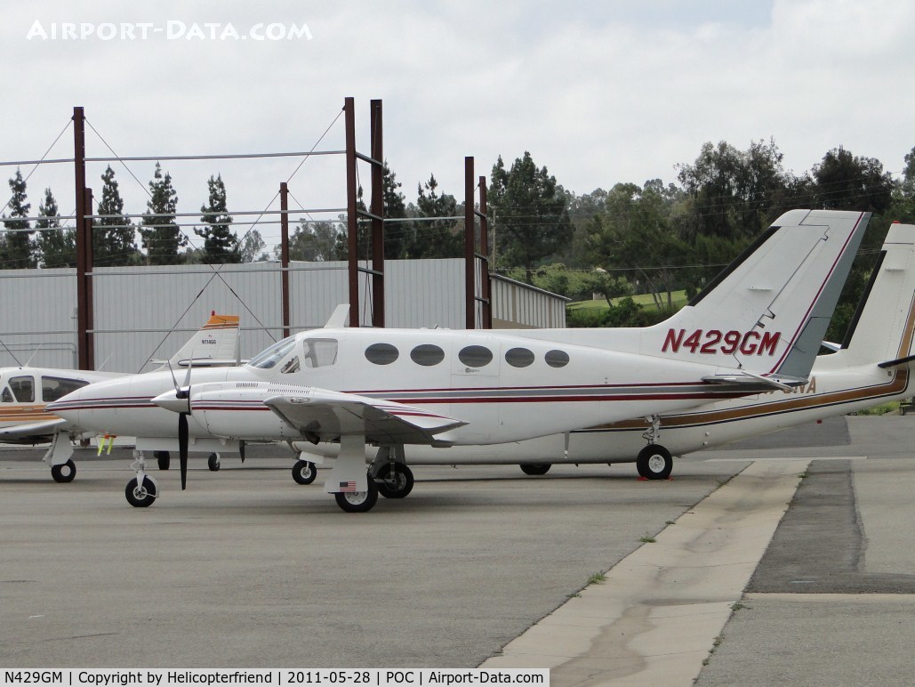 N429GM, 1982 Cessna 421C Golden Eagle C/N 421C1251, Parked at Howard Aviation parking area