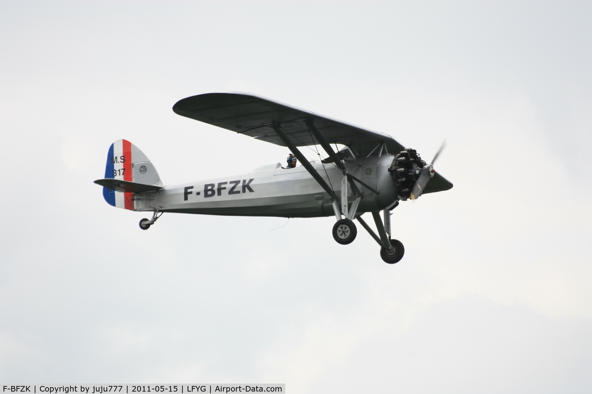 F-BFZK, Morane-Saulnier MS.317 C/N 271, on display at Cambrai Niergnies for TigerMeet