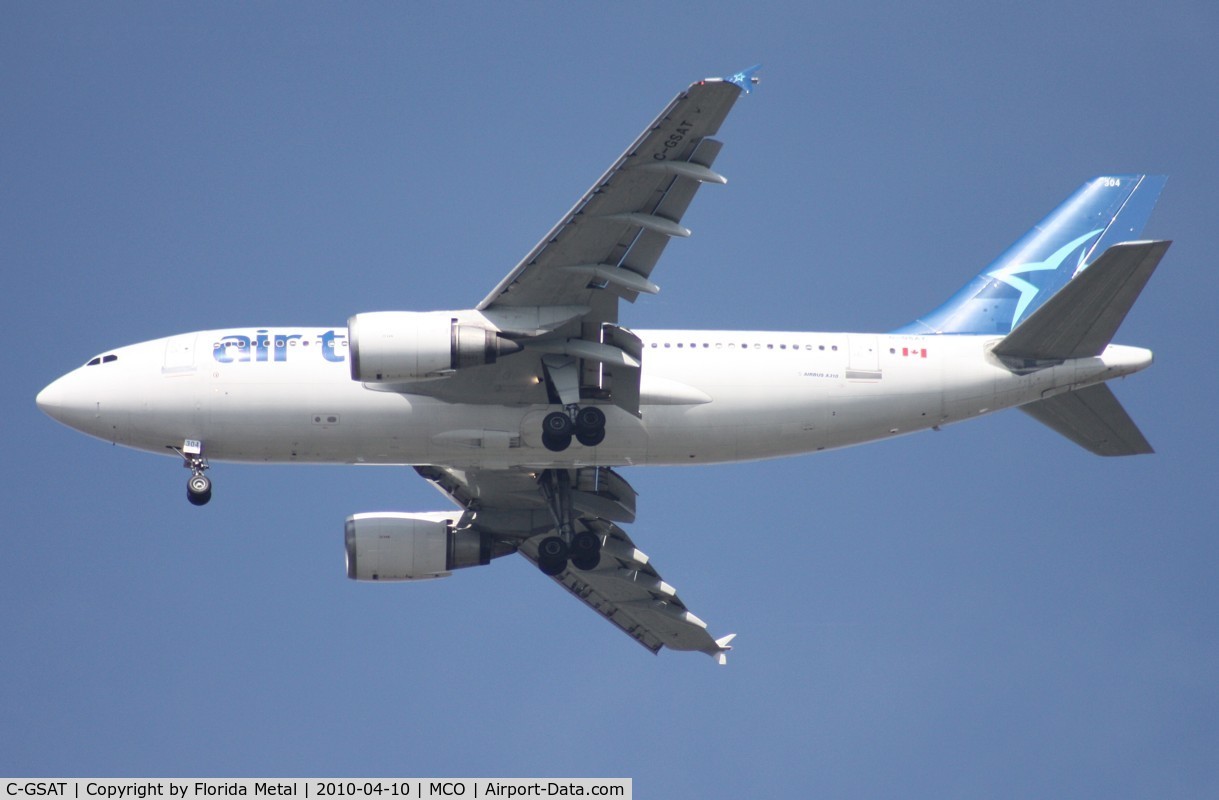 C-GSAT, 1991 Airbus A310-308 C/N 600, Air Transat A310