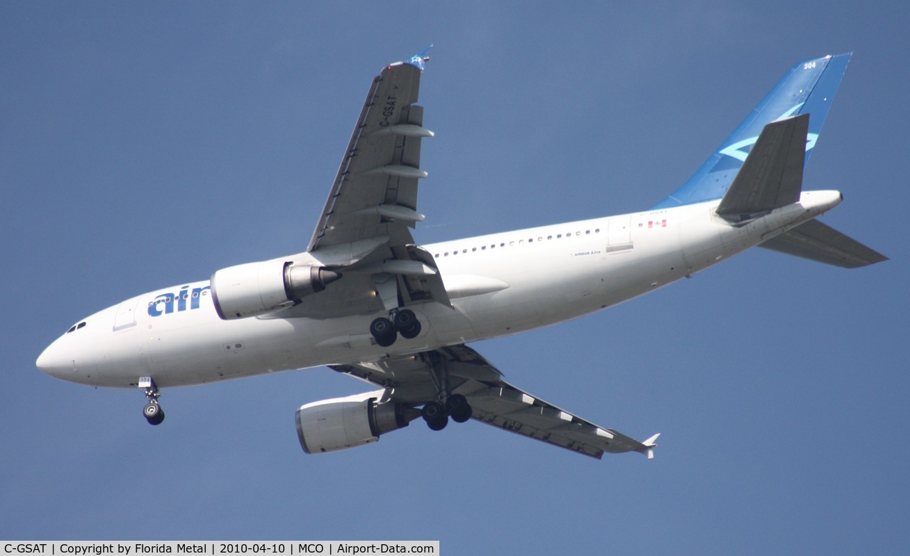 C-GSAT, 1991 Airbus A310-308 C/N 600, Air Transat A310