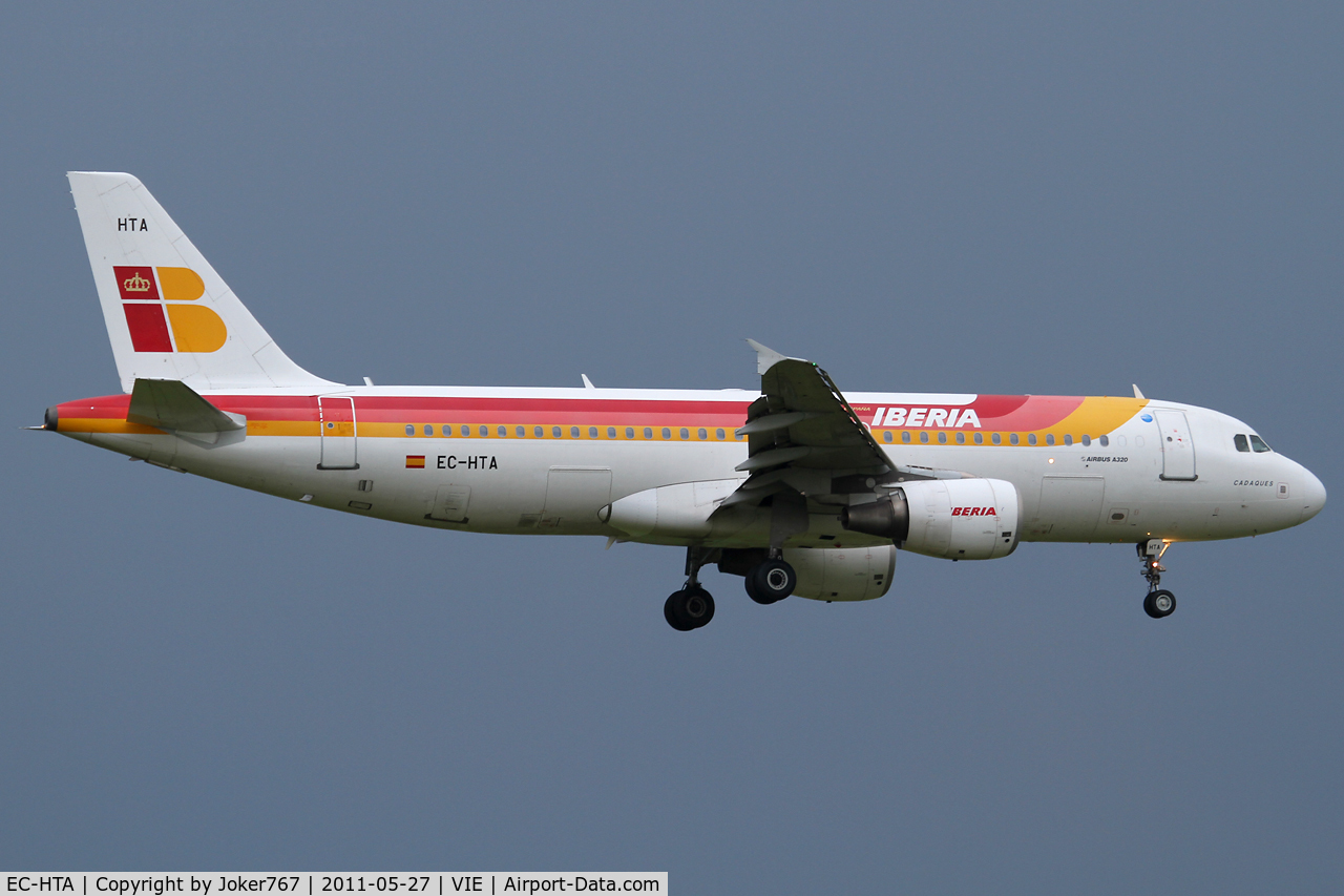 EC-HTA, 2001 Airbus A320-214 C/N 1516, Iberia