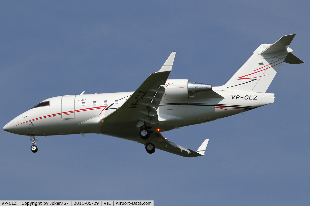 VP-CLZ, 1996 Canadair Challenger 601-3A (CL-600-2B16) C/N 5193, Lukoil-Avia