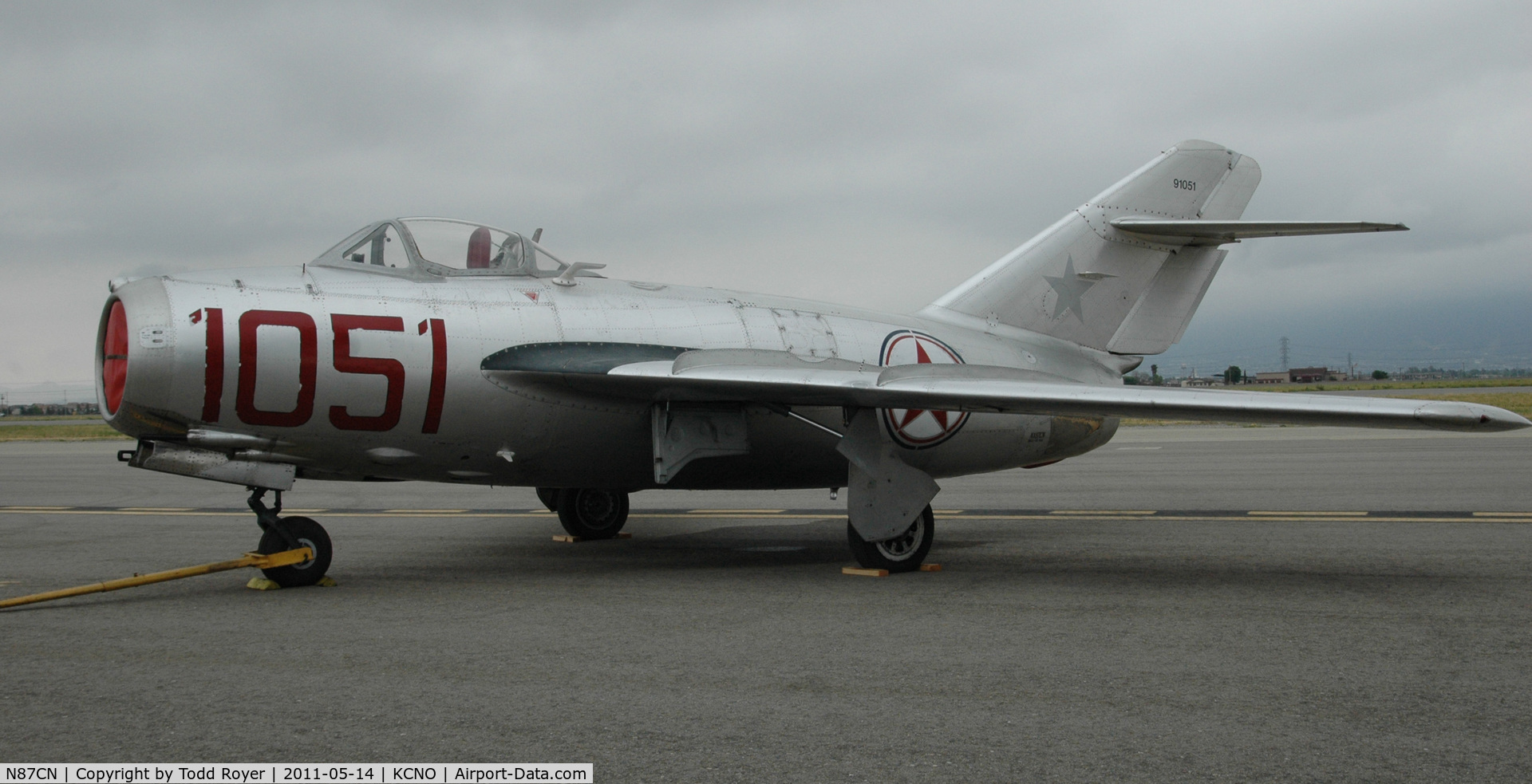 N87CN, Mikoyan-Gurevich MiG-15 C/N 910-51, Chino airshow 2011