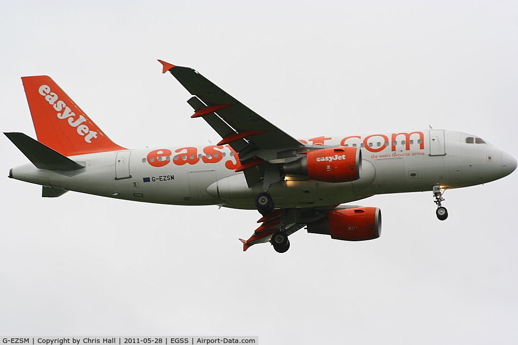 G-EZSM, 2003 Airbus A319-111 C/N 2062, easyJet