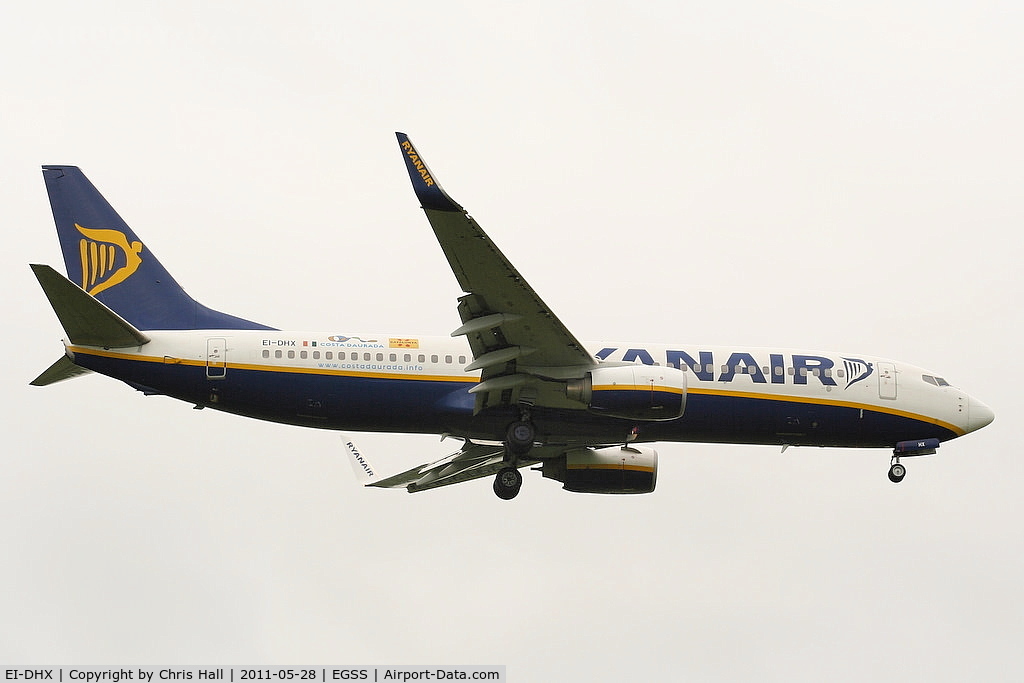 EI-DHX, 2005 Boeing 737-8AS C/N 33585, Ryanair