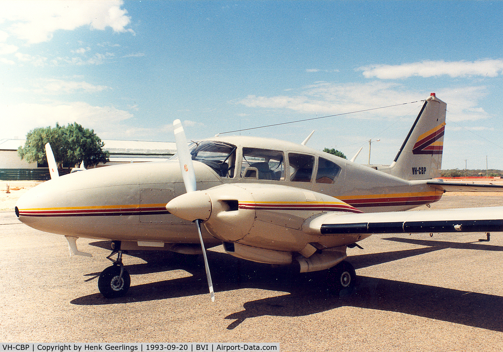 VH-CBP, 1965 Piper PA-23-250 Aztec C C/N 27-2875, Charter for the Army