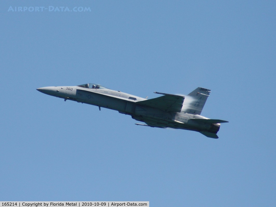 165214, McDonnell Douglas F/A-18C Hornet C/N 1394/C441, F/A-18C over Daytona
