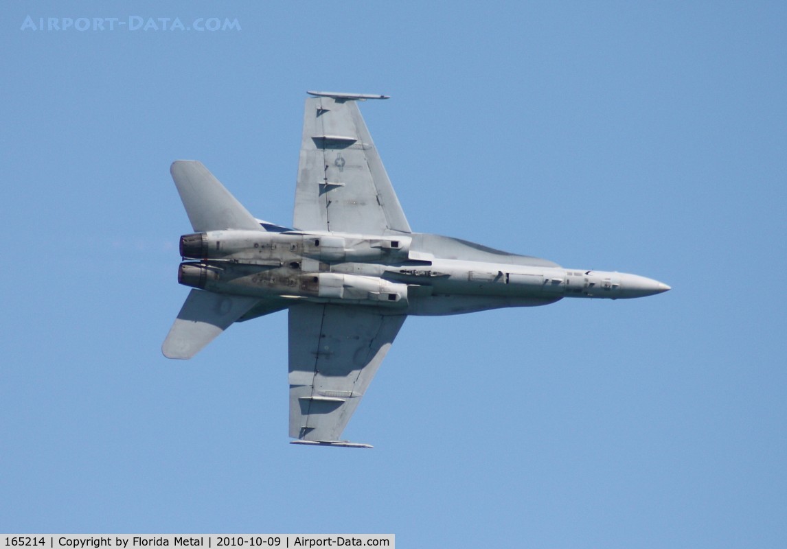 165214, McDonnell Douglas F/A-18C Hornet C/N 1394/C441, F-18 over Daytona