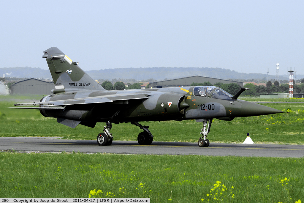 280, Dassault Mirage F.1CT C/N 280, one of the last Mirages operating out of Reims AB